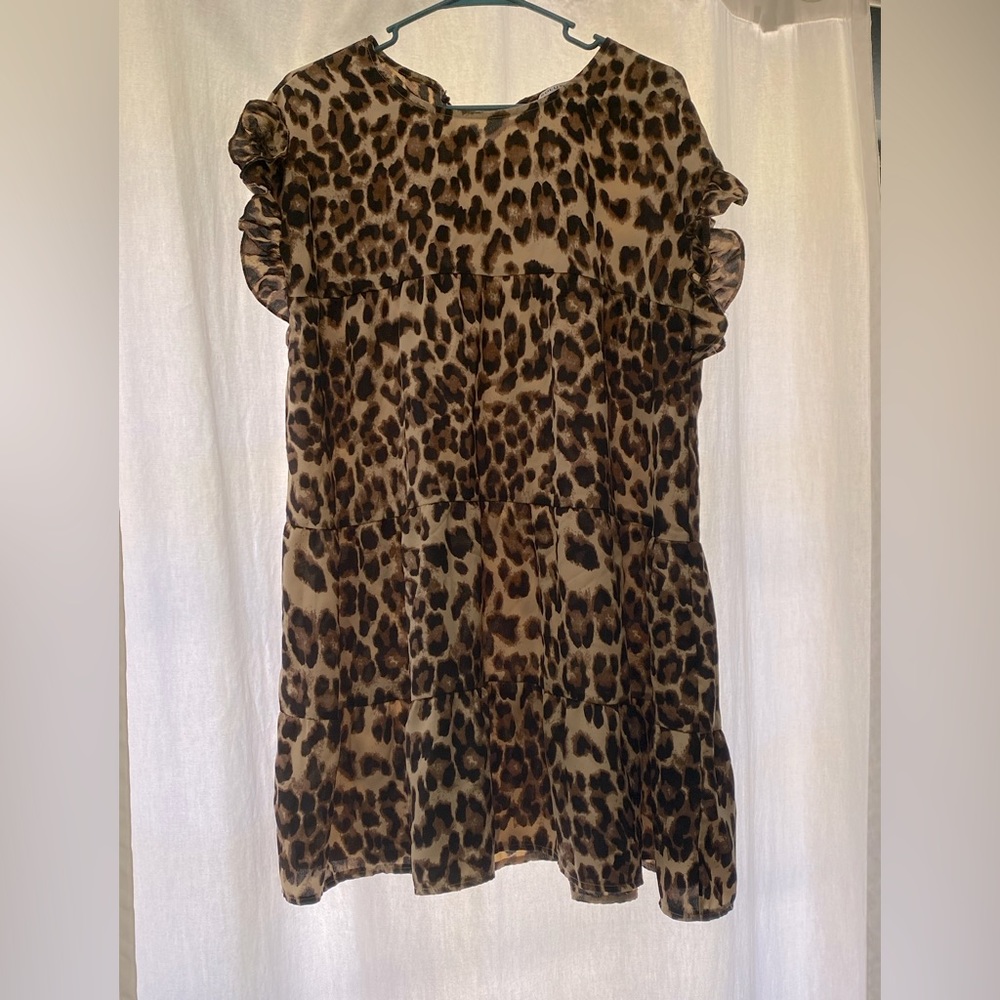 Leopard print dress